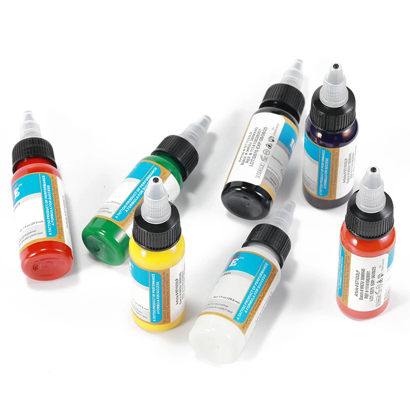 30ML Tattoo Pigment Color Semi Permanent Eyebrow Tattoo Ink Durable Makeup Pigment Microblading Coloring Beauty Tool Supplies