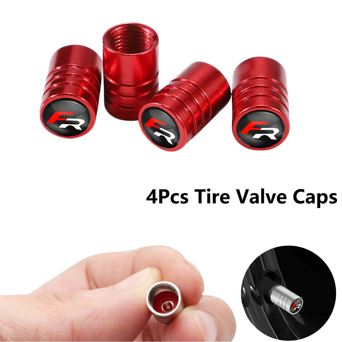 4 шт. автомобильный дизайн металлические колеса автомобиля крышки стержня