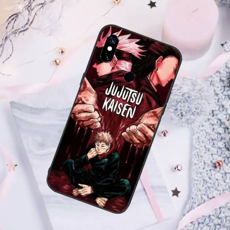 

Jujutsu Kaisen Anime Phone Case For Xiaomi Redmi note 7 8 9 pro 8T 9S Mi Note 10 Lite pro