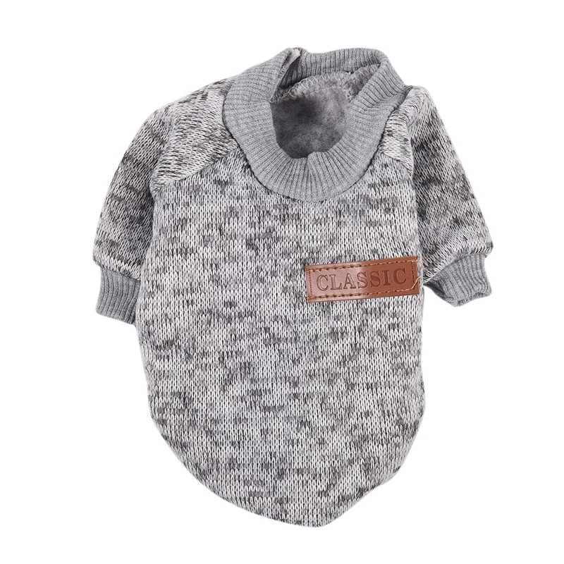 Классическая зимняя одежда для собак Одежда щенка котика модная куртка мягкий