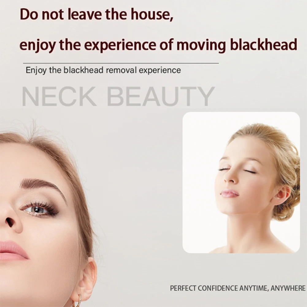 Blackhead Remover Face Deep Nose Cleaner T Zone Pore Acne Pimple Removal Vacuum Suction Facial Beauty Clean Skin Tool