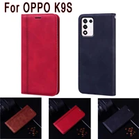 oppok9s magnetic card cover for oppo k9s case perm10 flip phone protective book for oppo k 9s wallet leather etui hoesje coque