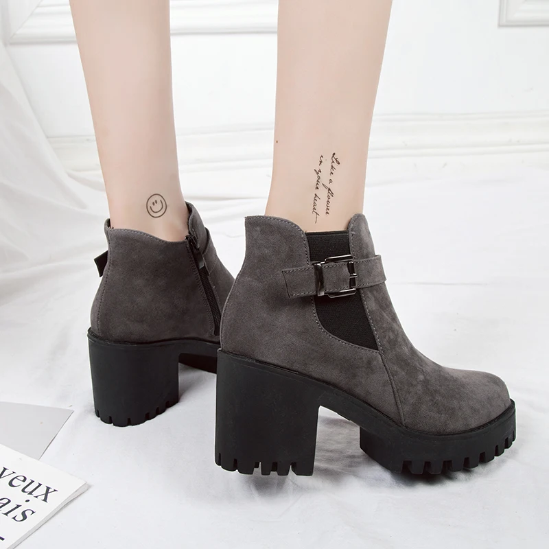 2018 зимние ботинки Martin с бархатной подкладкой Женские Британские ветрозащитные