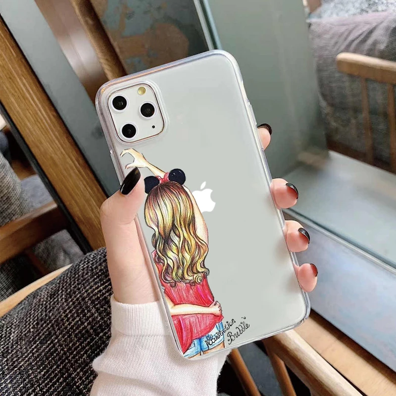 

Girlfriends Girls Bff Best Friends Forever Soft TPU Cover Phone Case For iPhone12Pro MAX 5S XS 6 6S 7 8 8 Plus XR XS MAX 11Pro