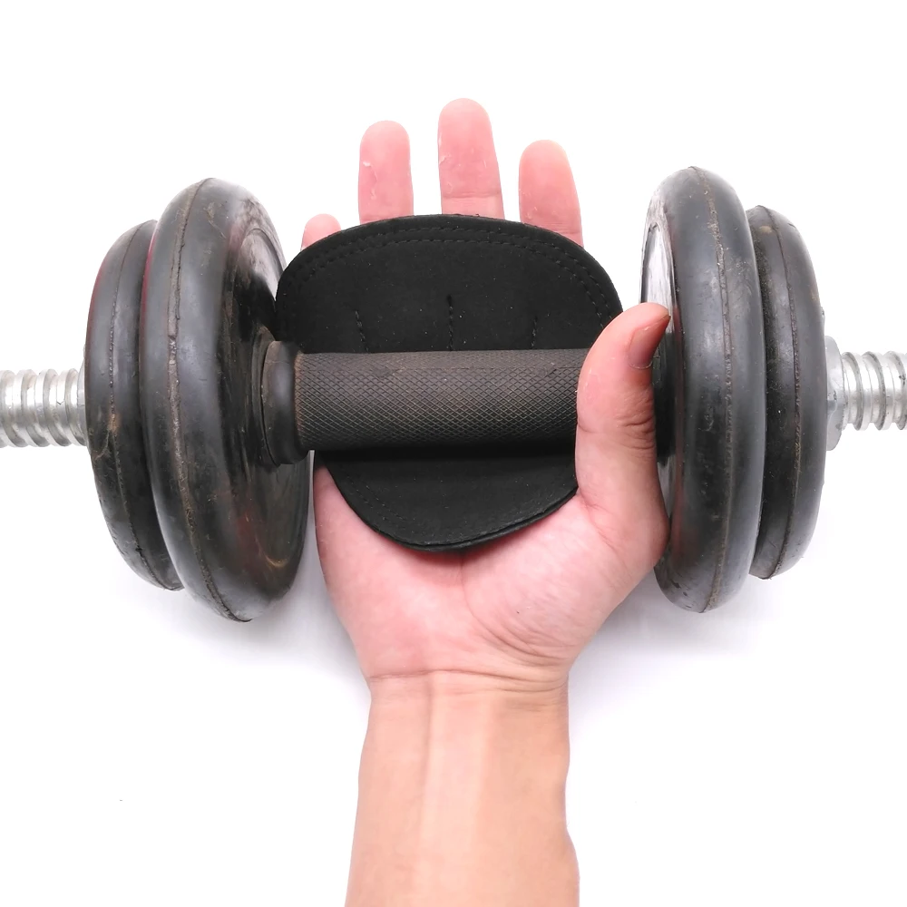 1/2 шт. Рукоятка Синтетическая кожа Кроссфит гимнастическая защита ладоней