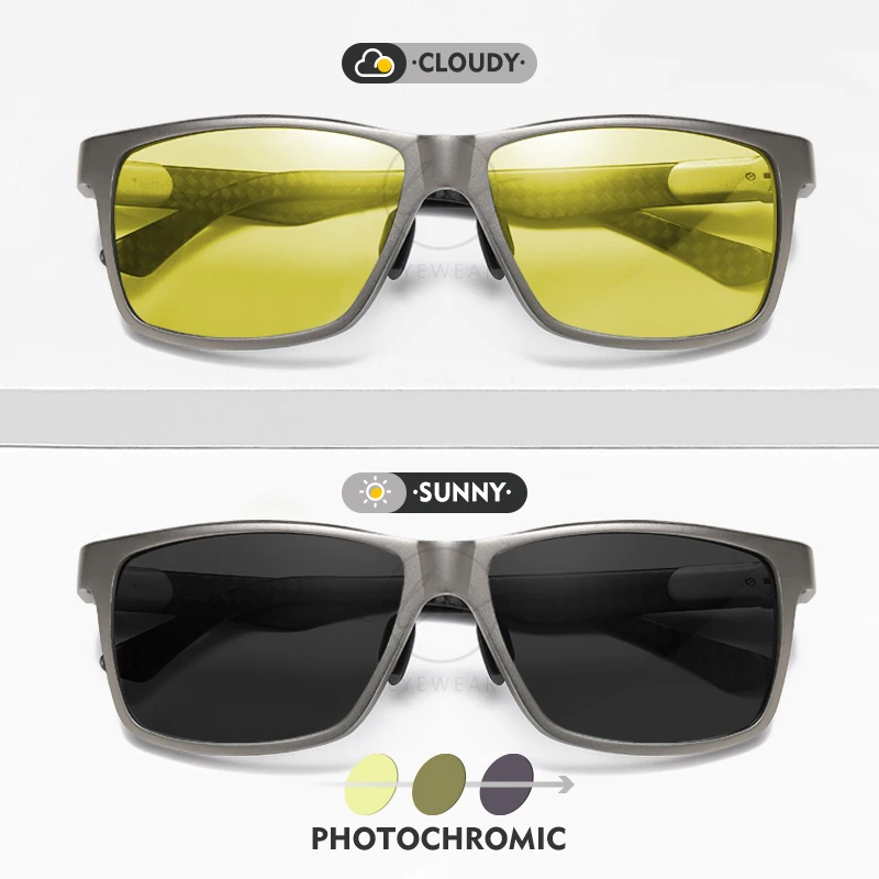 LM 2021 абсолютно новый Для мужчин фотохромные Алюминий солнцезащитные очки женщин