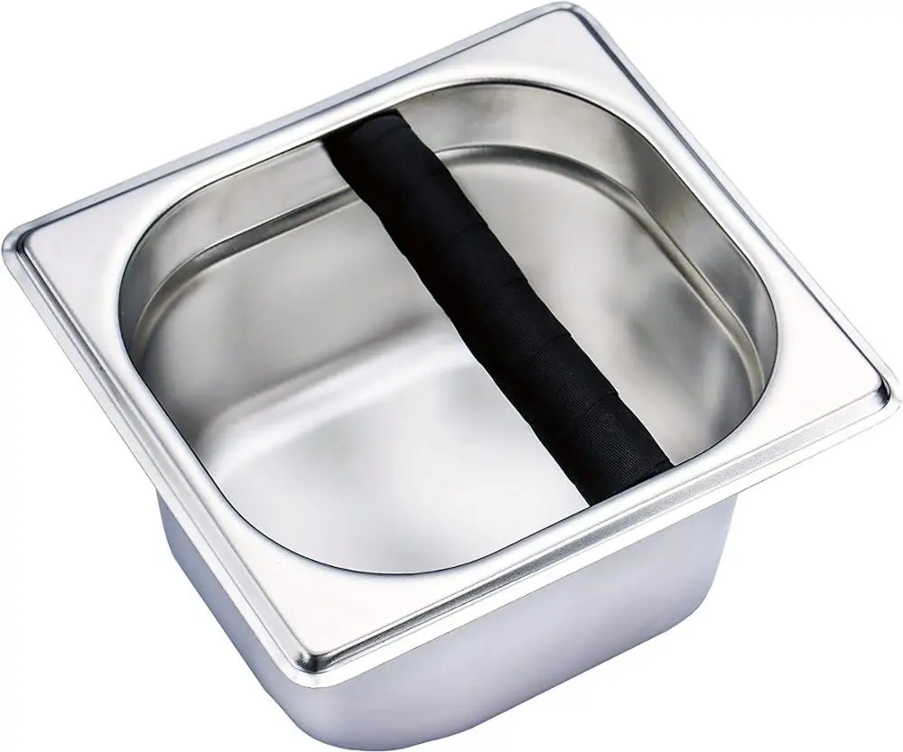 

Stainless Steel Coffee Knock Box, Espresso Knock Box