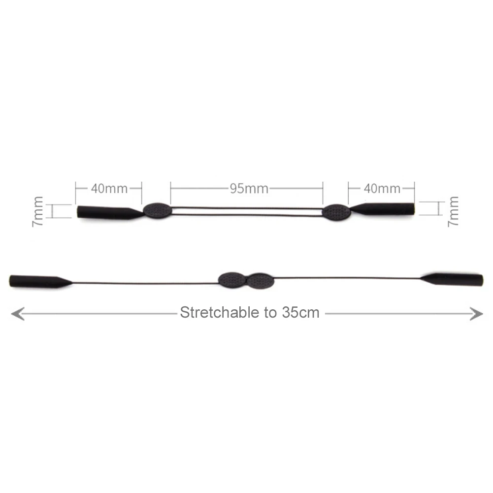 Спортивные противоскользящие шнуры для солнцезащитных очков эластичные