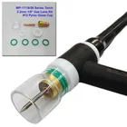 Комплект сварочных горелок, 8 шт., для фотоэлектрических1826 гофонарь Лок для сварки TIG, короткие газовые линзы #12, тепловые стеклянные изоляторы для газовых линз