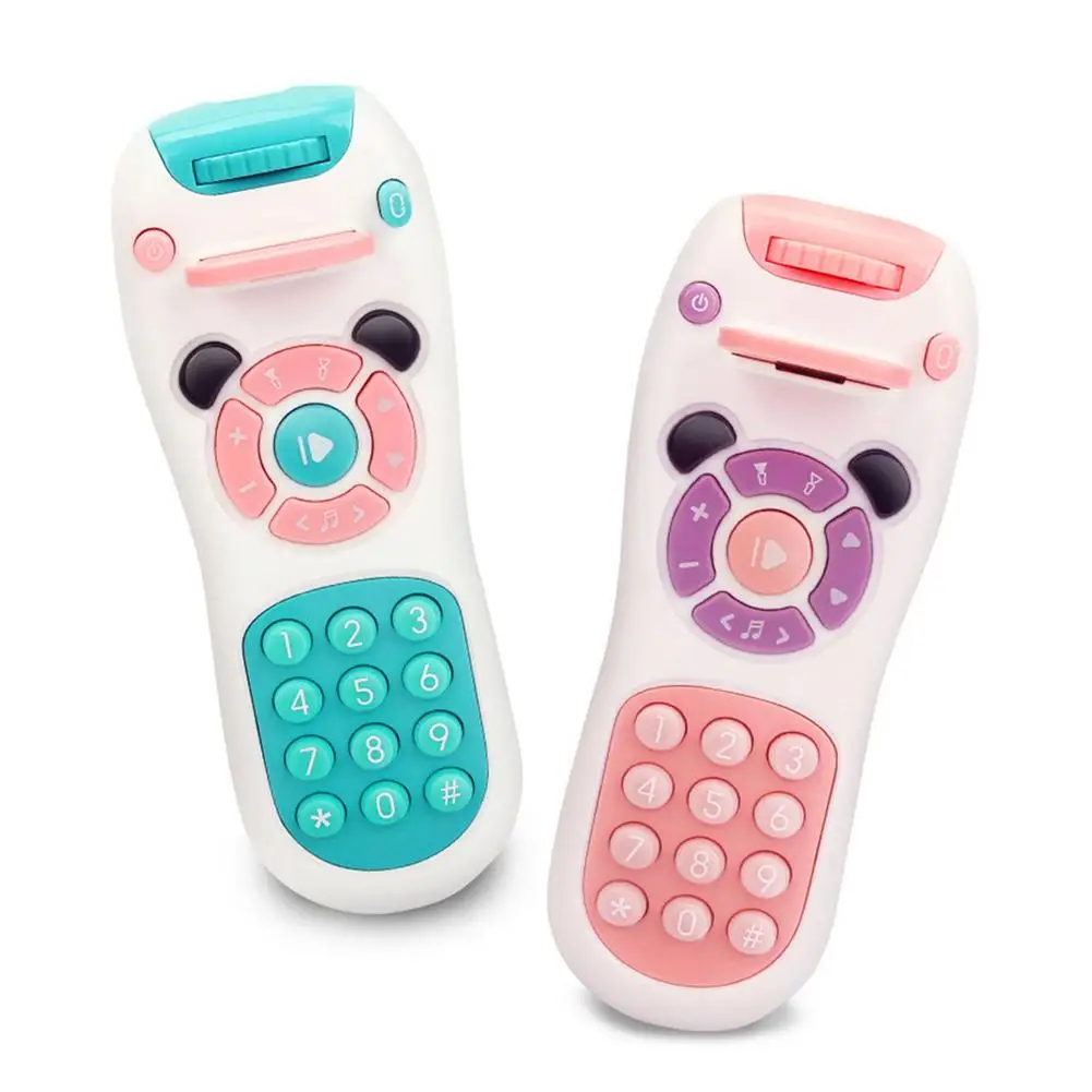

Children Cartoon Flashlight Projector Baby Musical Toys Mobile Phone Story Robot Machine Educational Toys For Infant