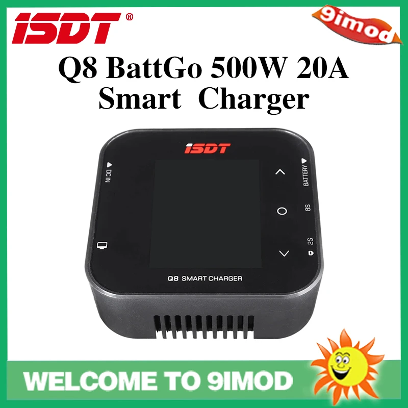 

2020 New ISDT Q8 BattGo 500W 20A High Power Battery Balance Charger Discharger for 1-8S Lipo Battery