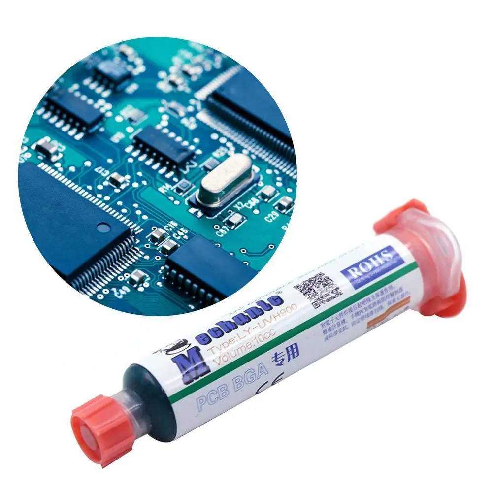 

Новая 10CC УФ-маска PCB BGA краска предотвращает коррозионную дугу профессиональная ремонтная паста аксессуар для сварки печатных плат пайка Y0K2