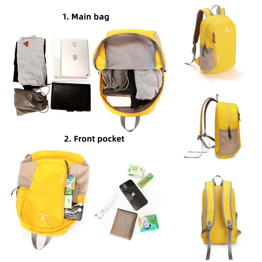 15L Outdoor Waterproof Cycling Backpack Lightweight Folding Bike Rucksack Comfortable Breathable Travel Mountaineering | Спорт и