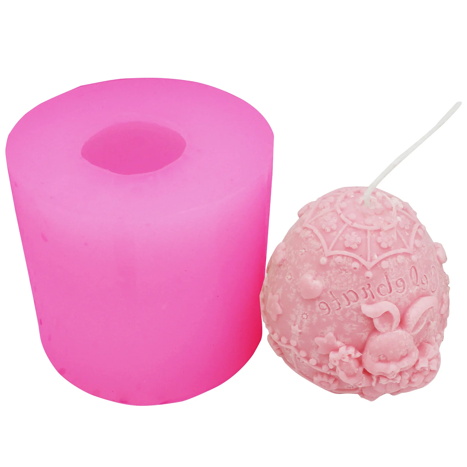 

Easter Egg Cartoon Rabbit DIY Handmade Soap Silicone Mold Plaster Mold Candle Mold Easter Decoration Items