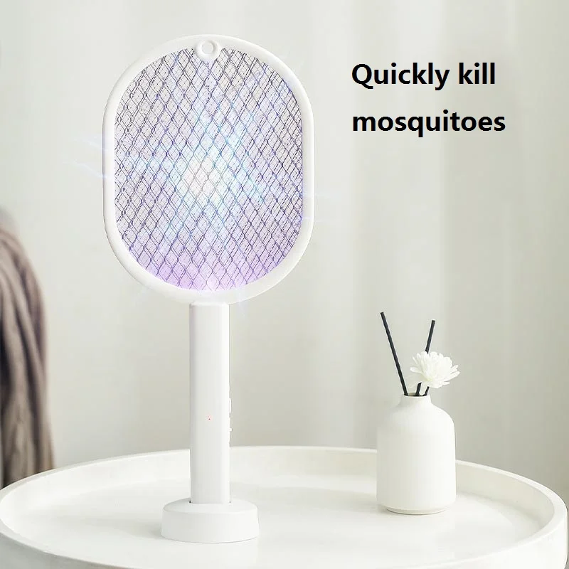 

3IN1 LED Mosquito Killer Lamp Office 365 Electric Bug Zapper Insect Killer USB Rechargeable Fly Swatter Trap Anti Mosquito Flies