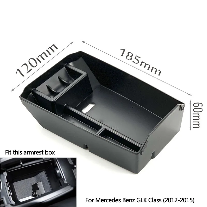 

1pc Car Styling Accessories Central Armrest Storage Box For Benz A B C E class CLS GLA GLC CLA GLK GLE GL M ML 2010-2018 2019