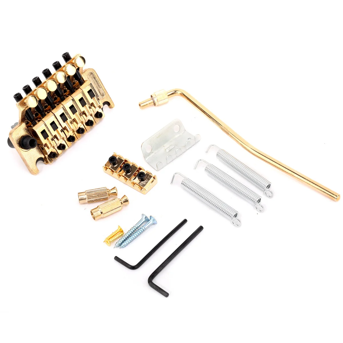 

Гитара Musiclily С Двойным Зажимом и тремосом для электрогитары, Золотая