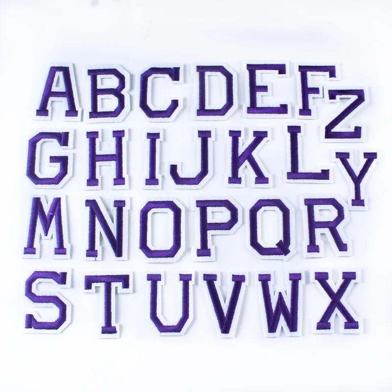 26 шт./лосьон нашивка с английскими буквами вышитая утюгом для одежды английские