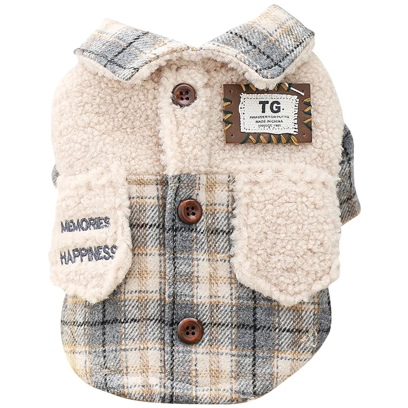 

Dog Clothes Autumn and Winter Clothes Teddy Bear Bomei VIP Small Dog Pet Clothes Thickened Warm Winter Feet