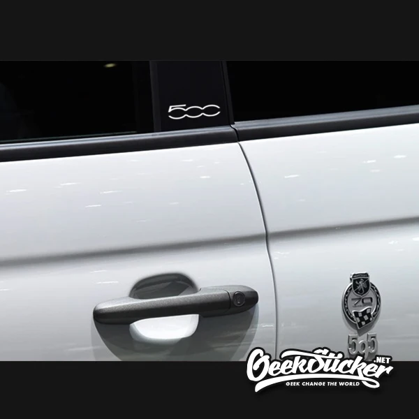 Светоотражающая наклейка для автомобильной колонны 2 шт./лот Fiat 500 - купить по