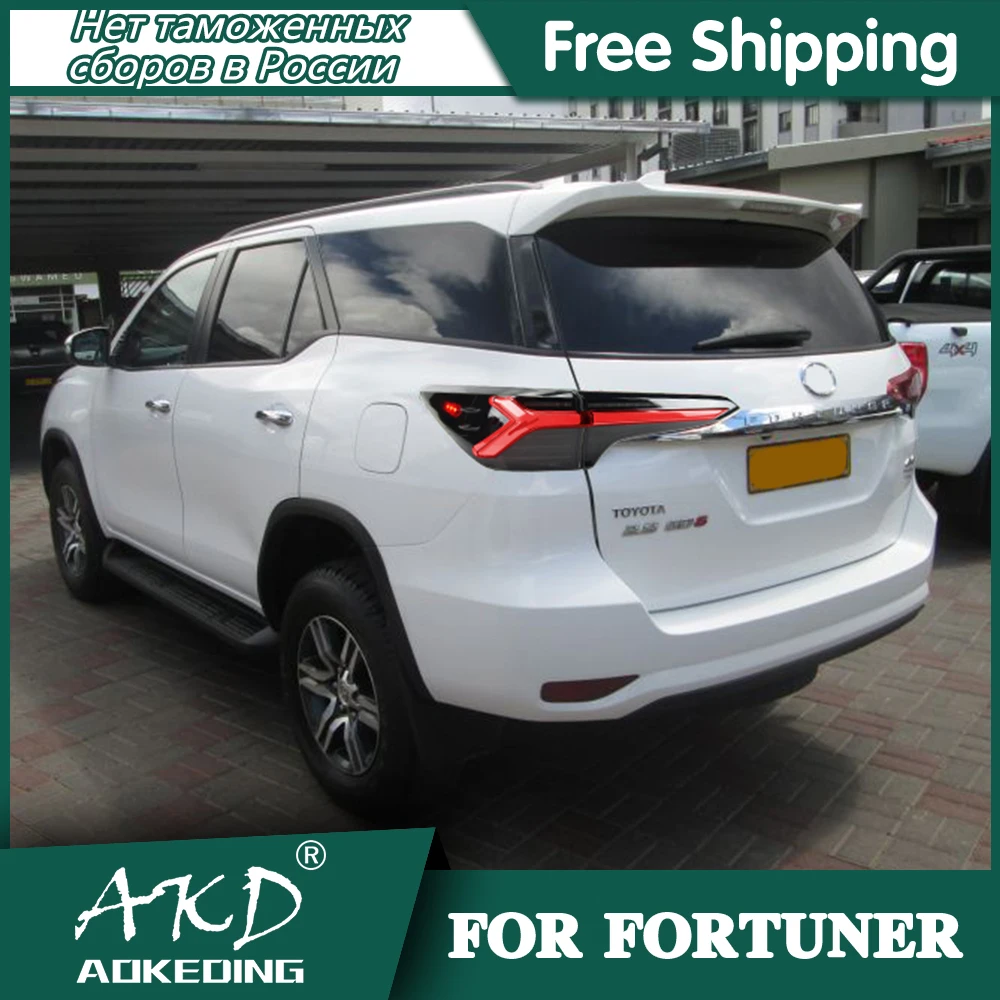 Задняя фара для автомобиля Toyota Fortuner 2016-2020 новые задние фары светодиодные