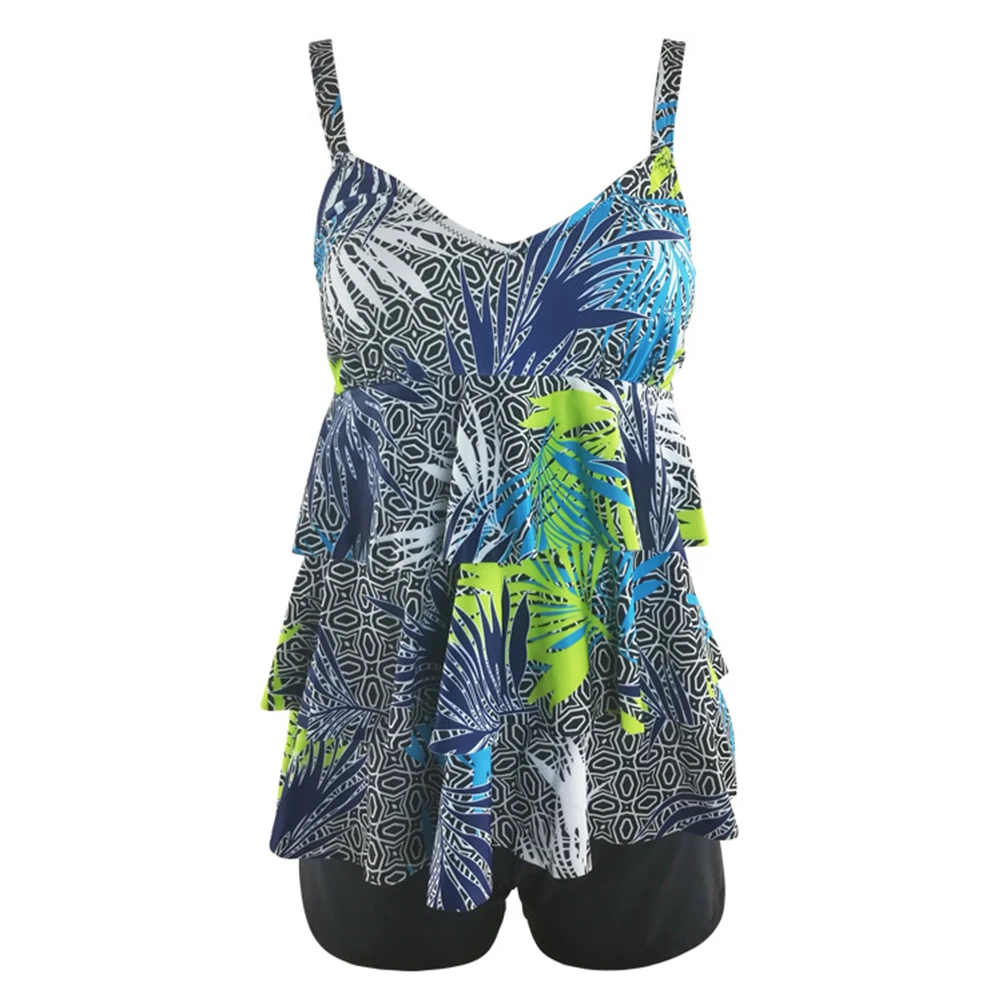 

Сексуальный комплект бикини с трусиками-танга, бразильский комплект из двух предметов, топ с рюшами, купальник с высокой талией, плавки, куп...