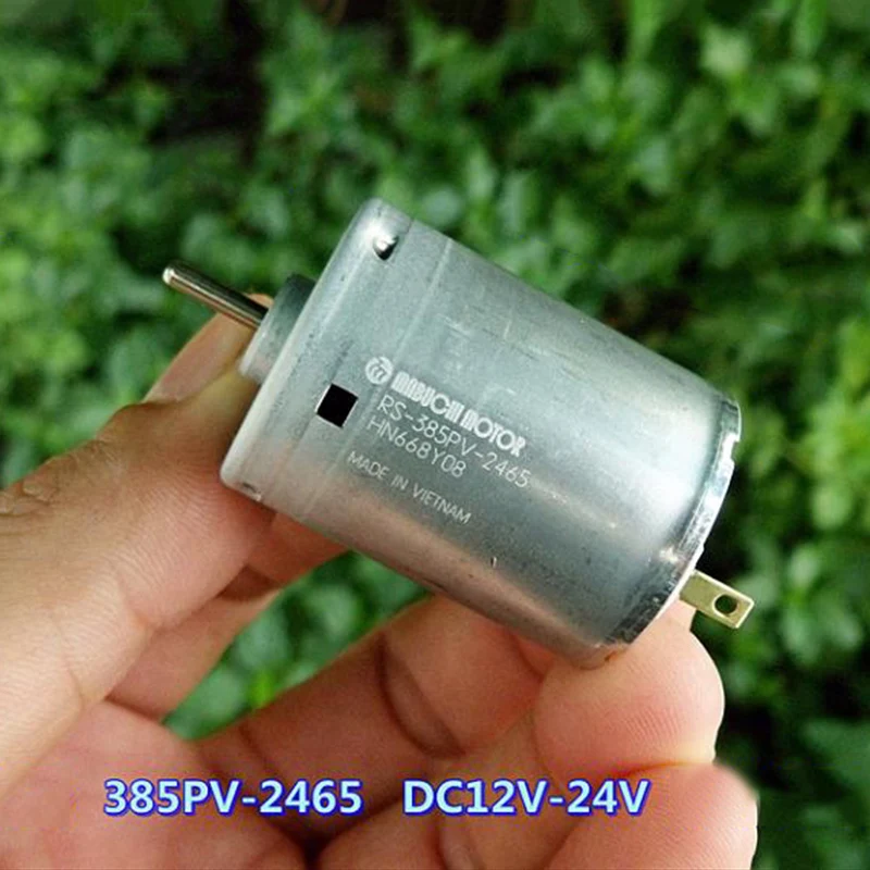 MABUCHI RS 385PV 2465 DC 12 24 В 18500 об/мин высокоскоростная карбоновая щетка Mini 385