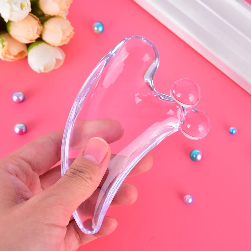 

3D Natural Crystal Guasha Scraper Massage Tool SPA Therapy GuaSha Massager Scraping Board Antistress Body