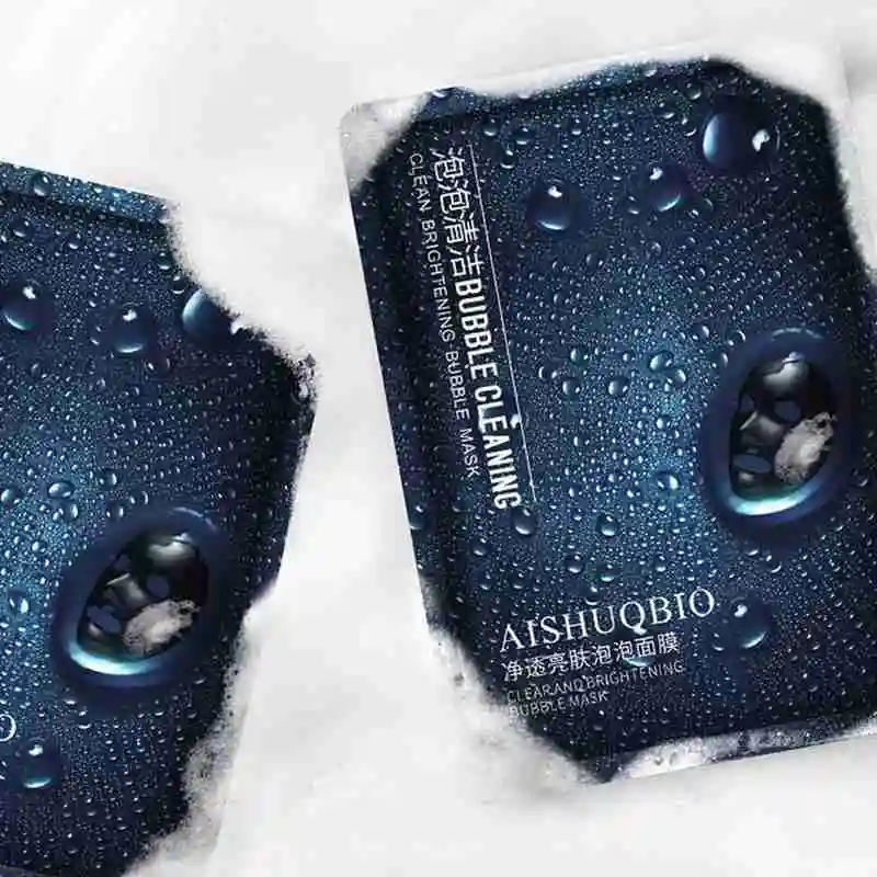 Детоксикация кислородный пузырь лист Маска глубокое очищение маска удаление