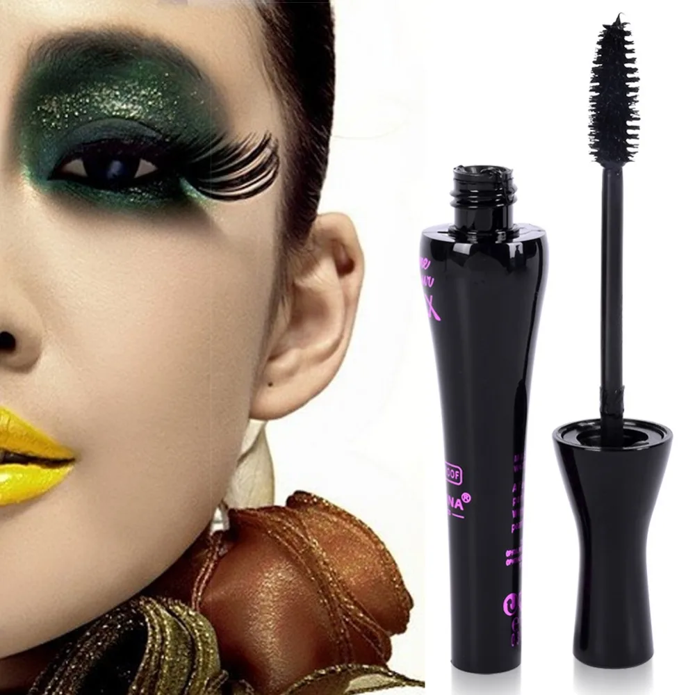 Натуральная 3D черная Водостойкая тушь для ресниц удлиненная завивка |