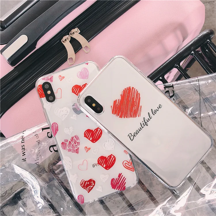 Новый прозрачный ТПУ мягкий чехол для iPhone 6 6s 7 8 Plus 6Plus 7Plus XS MAX XR супер тонкий