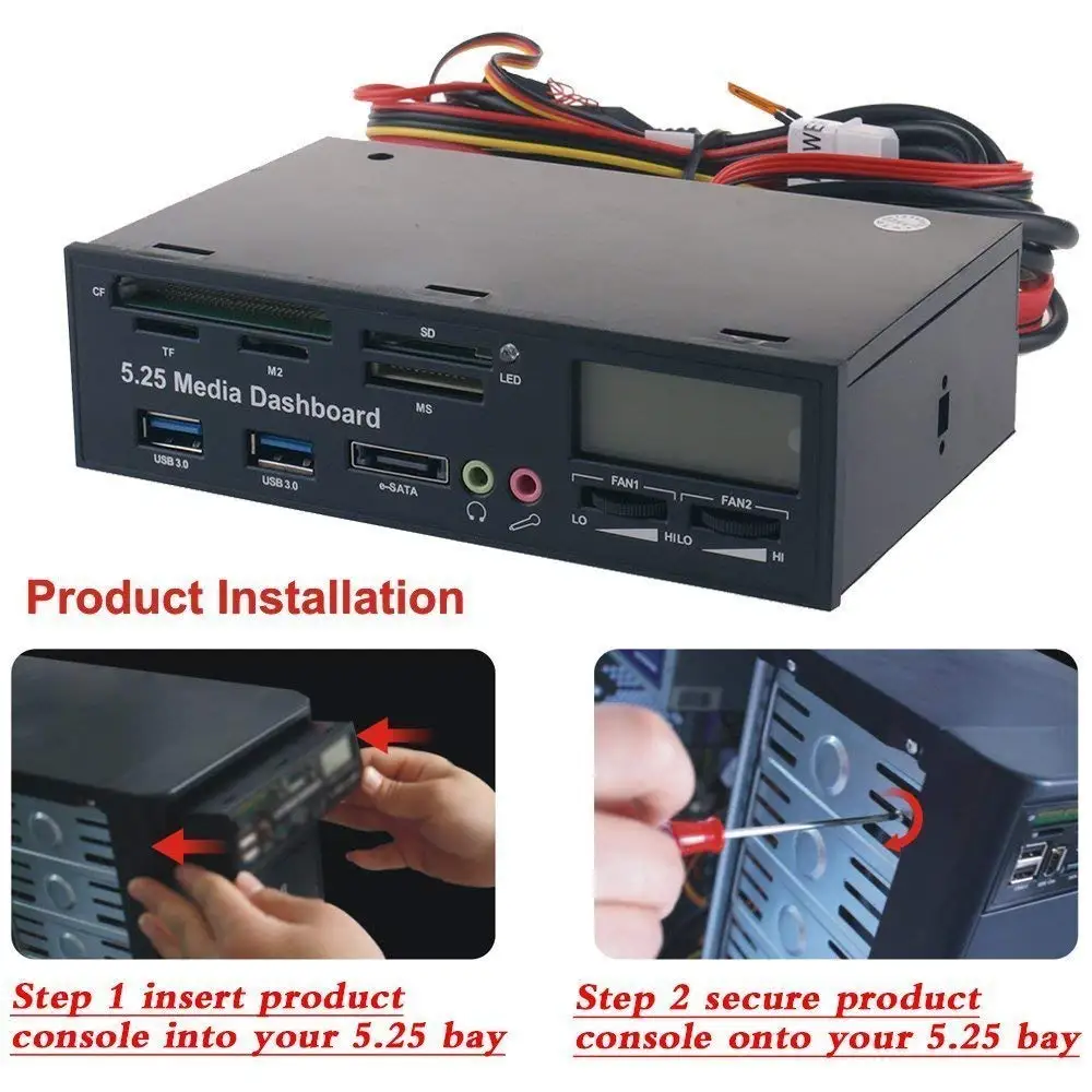 Многофункциональный контроллер USB 3 0 Hub eSATA порт встроенный кардридер с для MS CF TF SD
