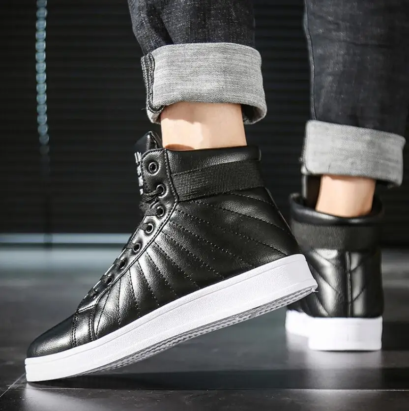 Botas hombre/брендовые осенне-зимние рабочие зимние ботинки мужские уличные ботинки из искусственной кожи кроссовки рабочие ботильоны мужская обувь