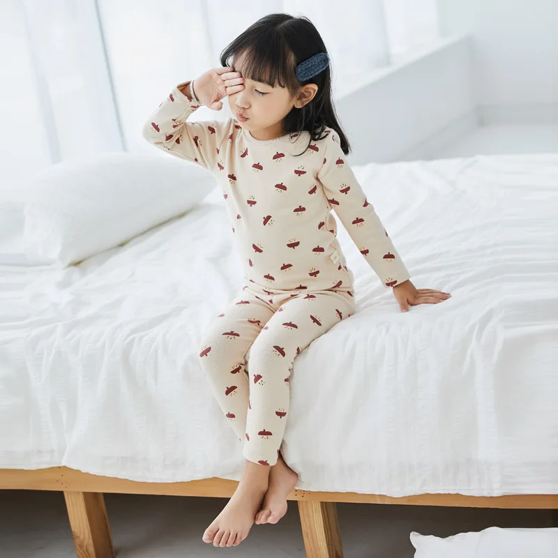 Новинка детский Пижамный костюм сезон осень-зима коллекция 2019 года одежда с