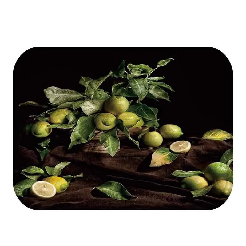Beautiful Fruit Pattern Design Velvet Thick Floor Mat Home Bedroom Decorative Kitchen Bathroom 40x60cm .. | Дом и сад