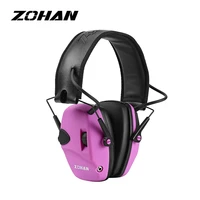 zohan noise canceling electronic earmuffs ear protection for women outdoors shooting training noise reduction protective earmuff
