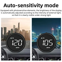 2021 new universal car odometer mini speedo gauge with alarm function auto sensitivity mode for car motorcycle truck greenwhite