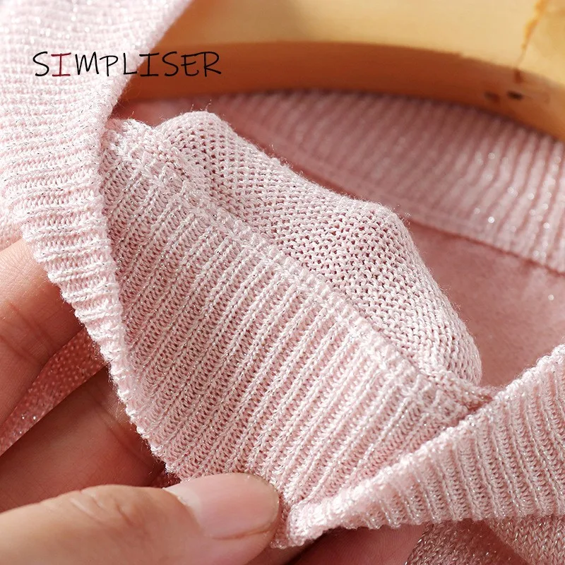 Женский трикотажный свитер Яркие летние свободные пуловеры с коротким рукавом