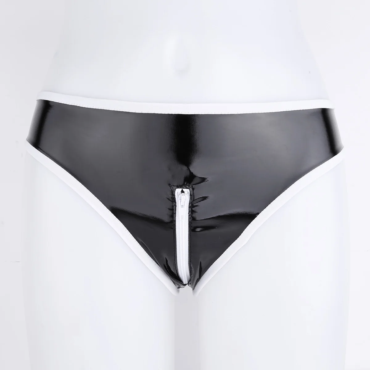 Женское нижнее белье Женская Клубная одежда женское Лакированное кожаное бикини