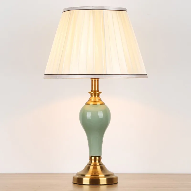 Керамическая Настольная лампа Цзиндэчжэнь современная простая для гостиной