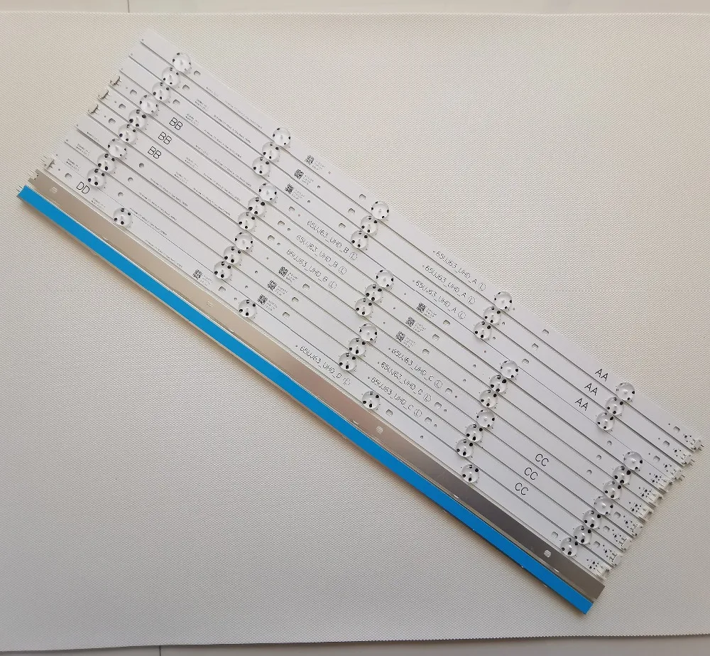 

New LED Backlight strip 10 lamp For LG 65"TV 65UJ6300 65UJ630V Innotek 17Y 65inch_A SSC_65UJ63_UHD_A B C D EAV63673007