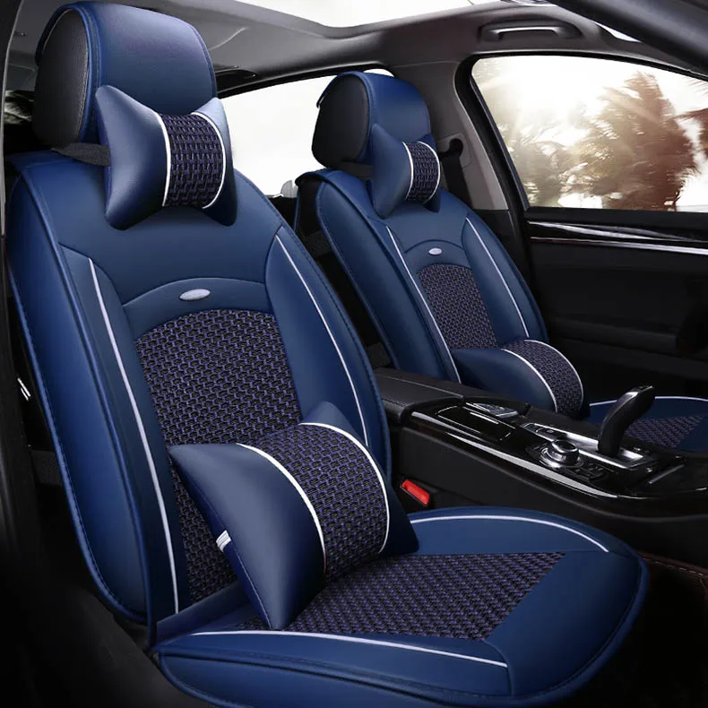 Универсальный чехол для автомобильных сидений кожаный Skoda Octavia Superb Rapid Yeti peugeot