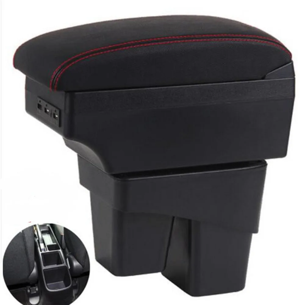 

For Car Fit Jazz 3rd Generation Armrest Box Center Console Arm Elbow Support Storage Case