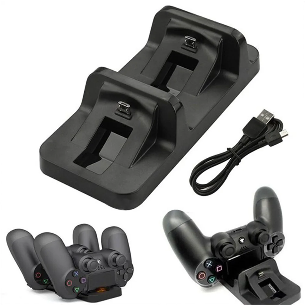 Набор игровых аксессуаров для Sony Playstation 4 противоскользящие наклейки зарядная