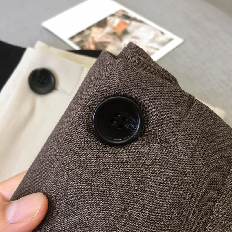 

Fashion Work Office Suit Shorts For Women Korean Style Slim High Waist White Shorts Casual Straight Wide-Leg Women Shorts C6927