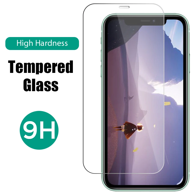 

9H защитное закаленное стекло для IPhone 12 Pro Max, Защита экрана для IPhone 11 13 Pro Max X Xs Xr 6S 6 8 Plus 7 12 Mini Film