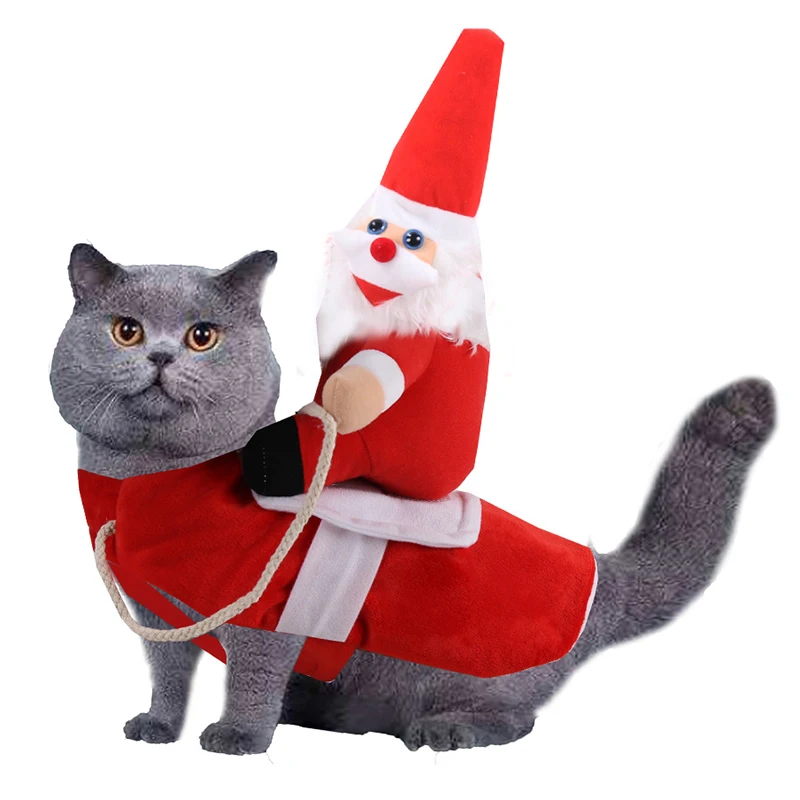 Костюмы для собак костюм домашних животных на Хэллоуин Рождественский в