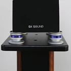 Алюминиевый черный и серебристый ударопрочный шип + изоляционная подставка HiFi Усилители алюминиевый сплав Колонка шипы