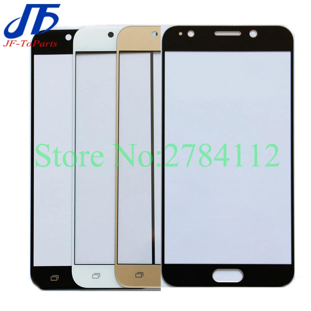 10 шт. Сенсорная панель Замена для samsung Galaxy J7 Duo J720/J7 Plus/j7 max /Neo J701 передняя внешняя стеклянная крышка объектива