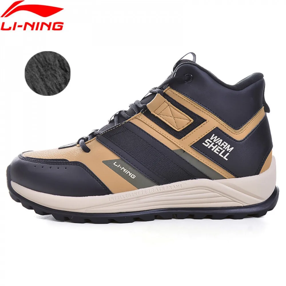 (Break Code)Li-Ning Men LN PIONEER Lifestyle Классическая обувь теплая зимняя спортивная с флисовой
